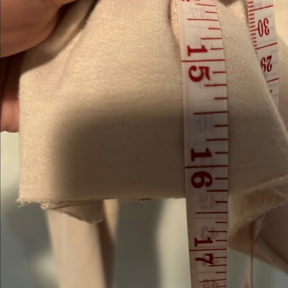 WESTCA Cream Cropped Boxed Hoodie Top - Picture 3 of 5